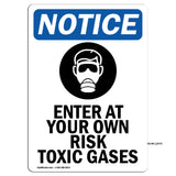 Enter At Your Own Risk Toxic Gases