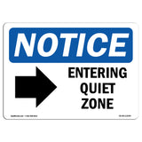 Entering Quiet Zone [Right Arrow]