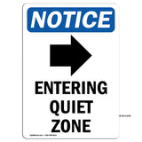 Entering Quiet Zone [Right Arrow]
