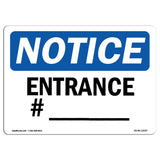 Entrance # ____