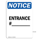 Entrance # ____