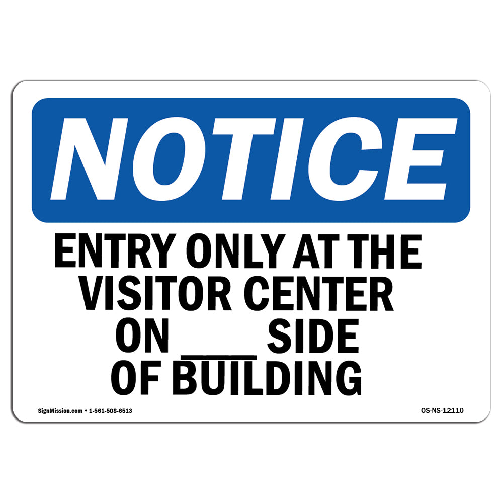 Entry Only At The Visitor Center On ____