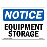 Equipment Storage
