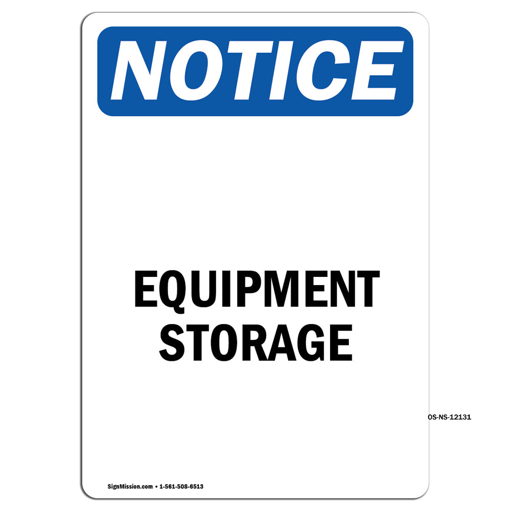 Equipment Storage