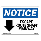 Escape Route Shaft Manway [Down Arrow]