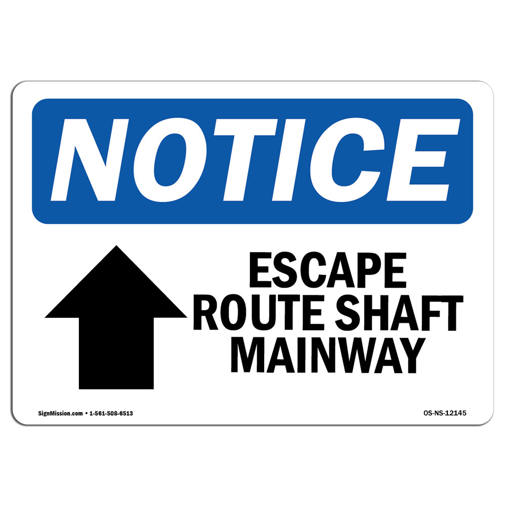 Escape Route Shaft Manway [Up Arrow]
