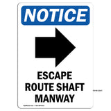 Escape Route Shaft Manway [Right