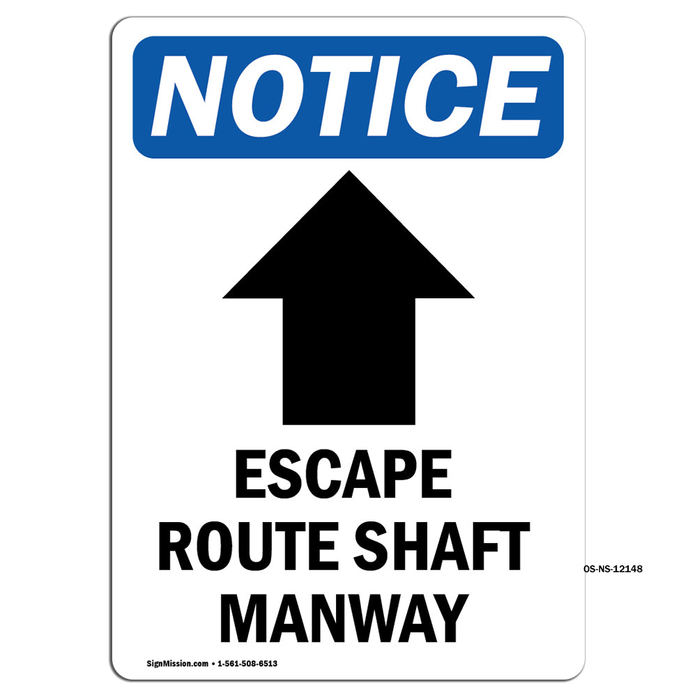 Escape Route Shaft Manway [Up Arrow]