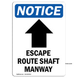 Escape Route Shaft Manway [Up Arrow]