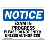 Exam In Progress Please Do Not Enter Unless