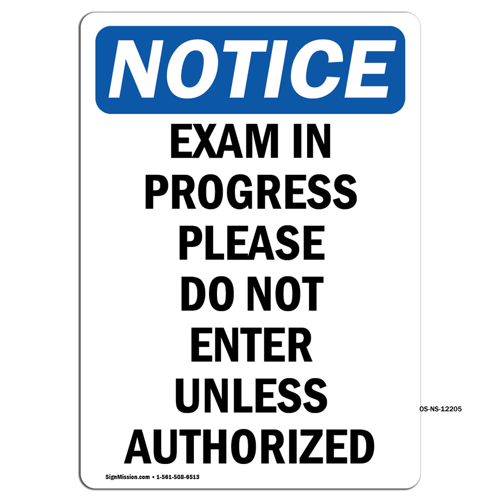 Exam In Progress Please Do Not Enter Unless