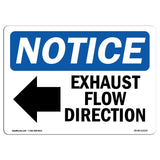Exhaust Flow Direction [Left Arrow]
