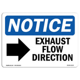 Exhaust Flow Direction [Right Arrow]