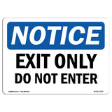 Exit Only Do Not Enter