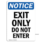 Exit Only Do Not Enter