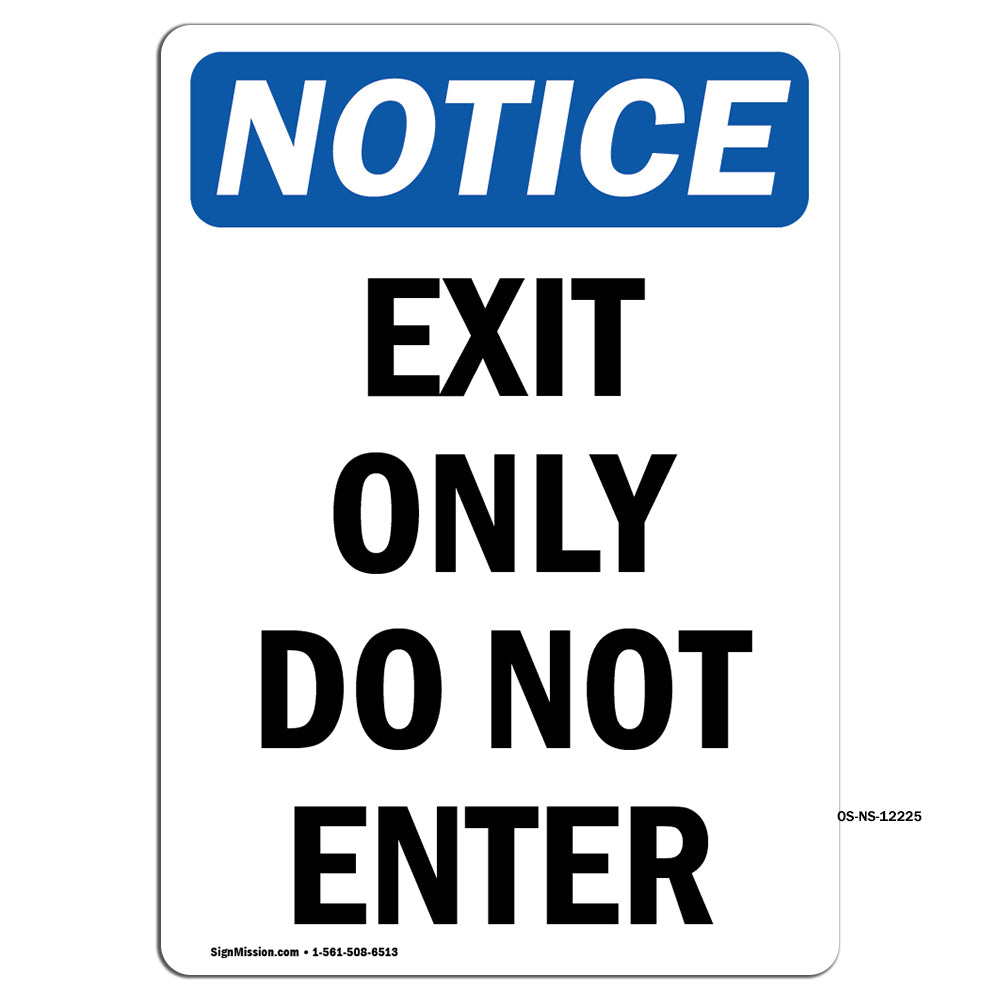 Exit Only Do Not Enter