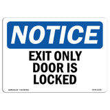 Exit Only Door Is Locked