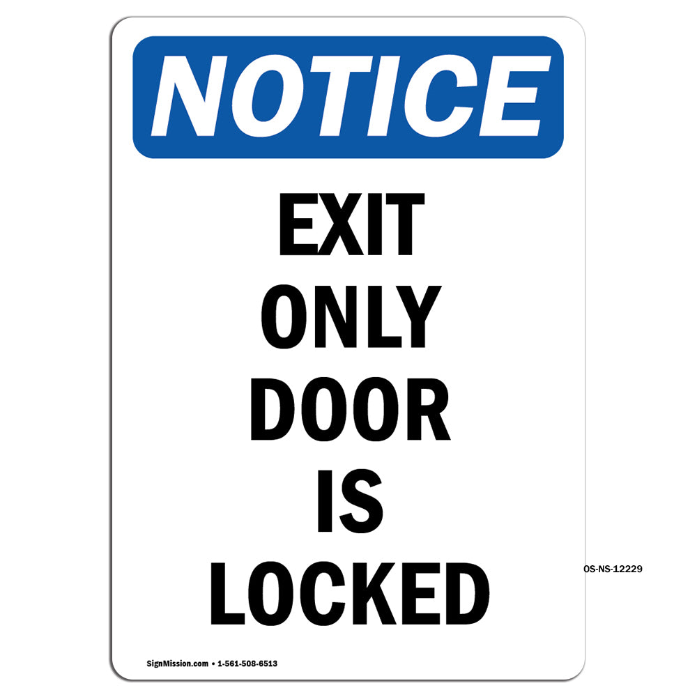 Exit Only Door Is Locked