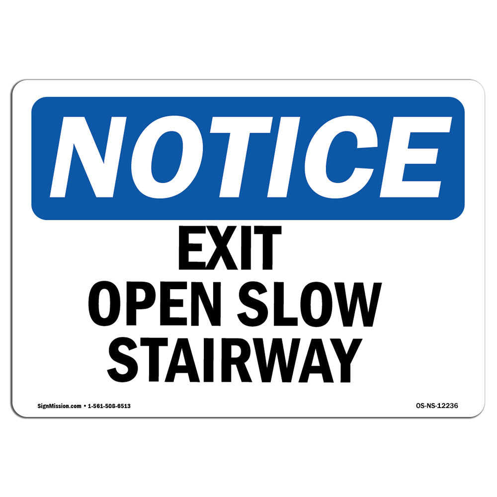 Exit Open Slow Stairway