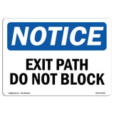 Exit Path Do Not Block
