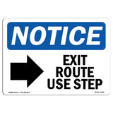 Exit Route Use Step
