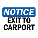 Exit To Carport