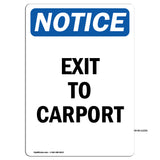 Exit To Carport