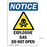 Explosive Gas Do Not Open