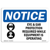 Eye & Ear Protection Required