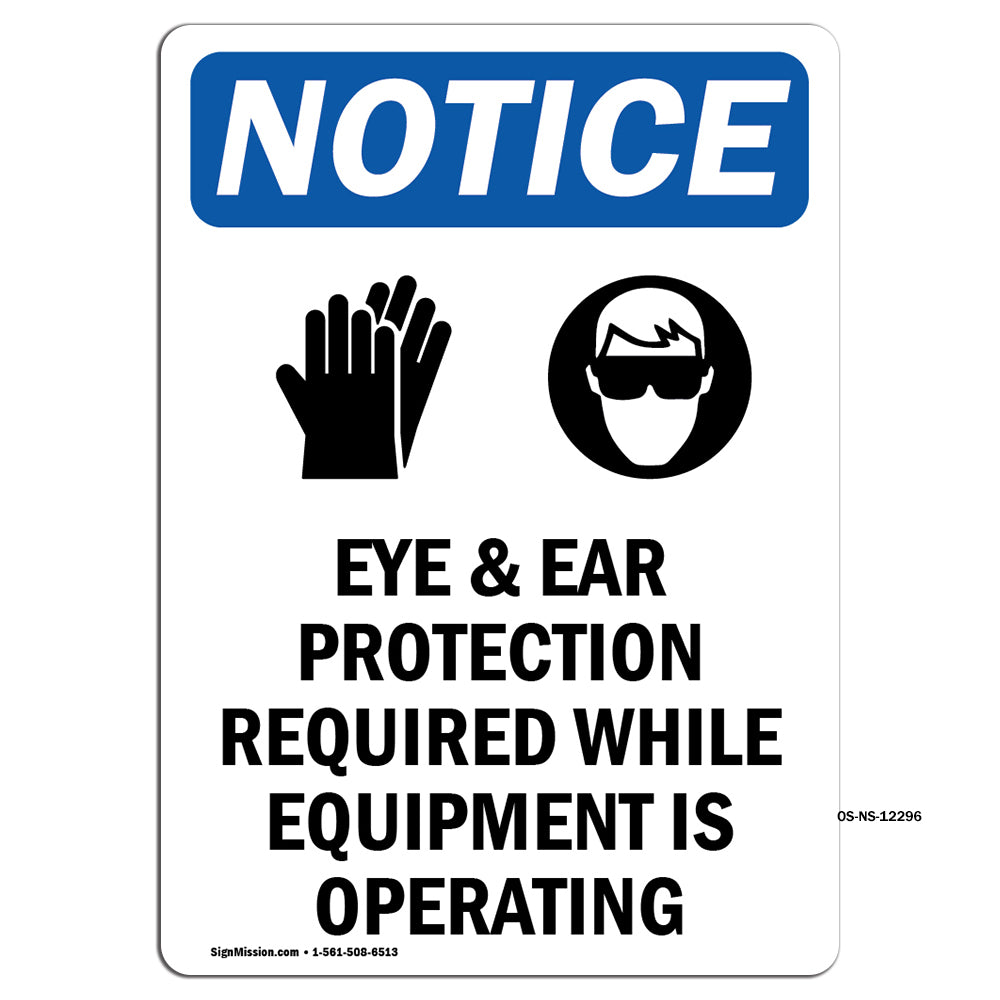 Eye & Glove Protection Must