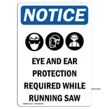 Eye And Ear Protection Required