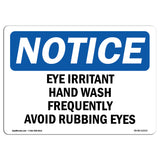 Eye Irritant Wash Hands Frequently Avoid