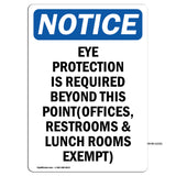 Eye Protection Is Required Beyond