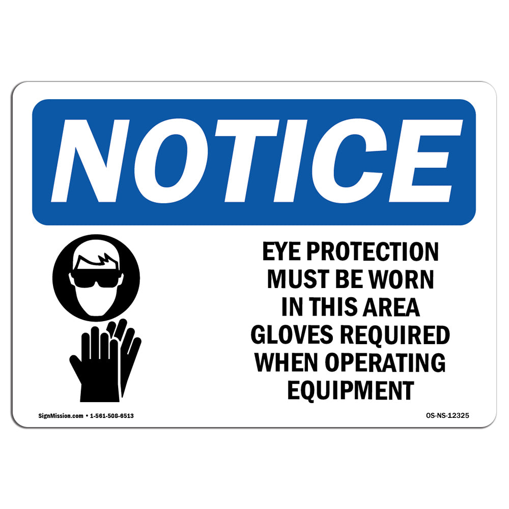 Eye Protection Must Be Worn