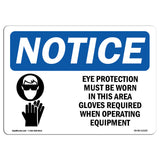 Eye Protection Must Be Worn