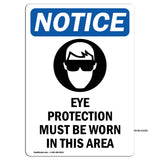Eye Protection Must Be Worn