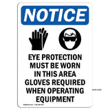 Eye Protection Must Be Worn