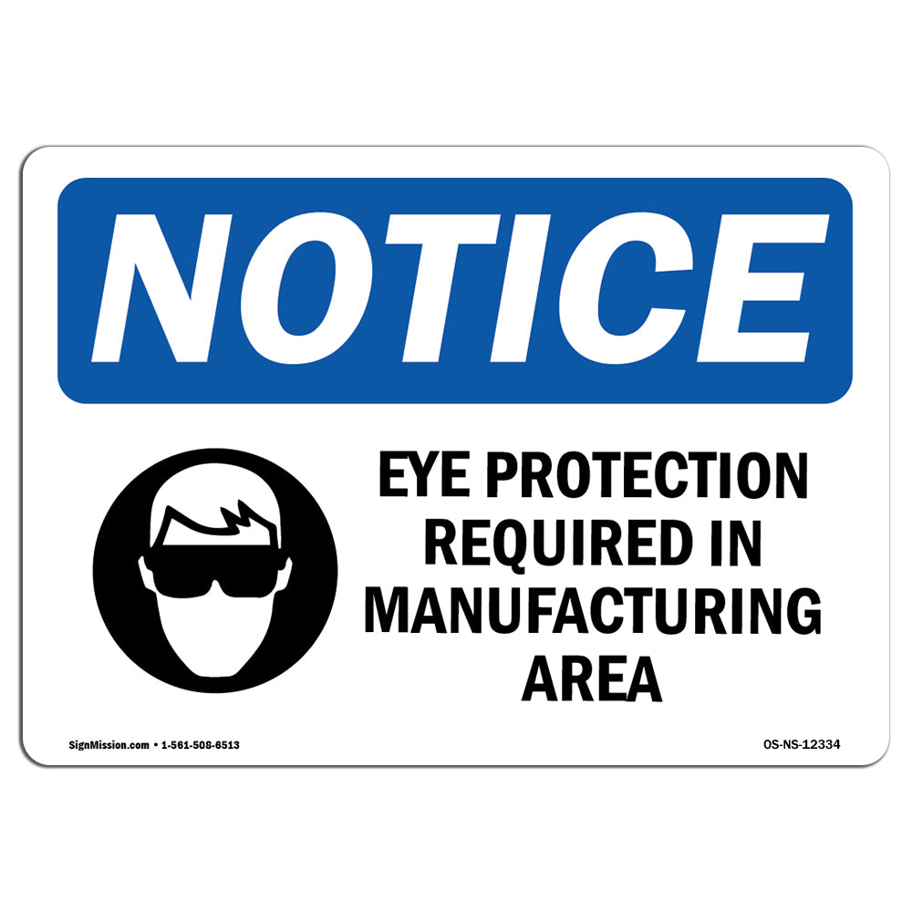 Eye Protection Required In Manufacturing