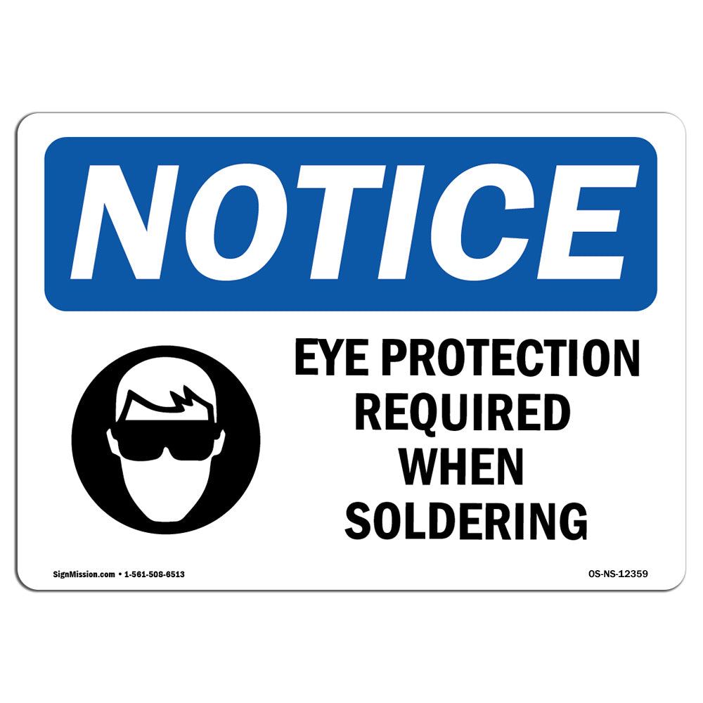 Eye Protection Required When Soldering