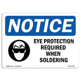 Eye Protection Required When Soldering