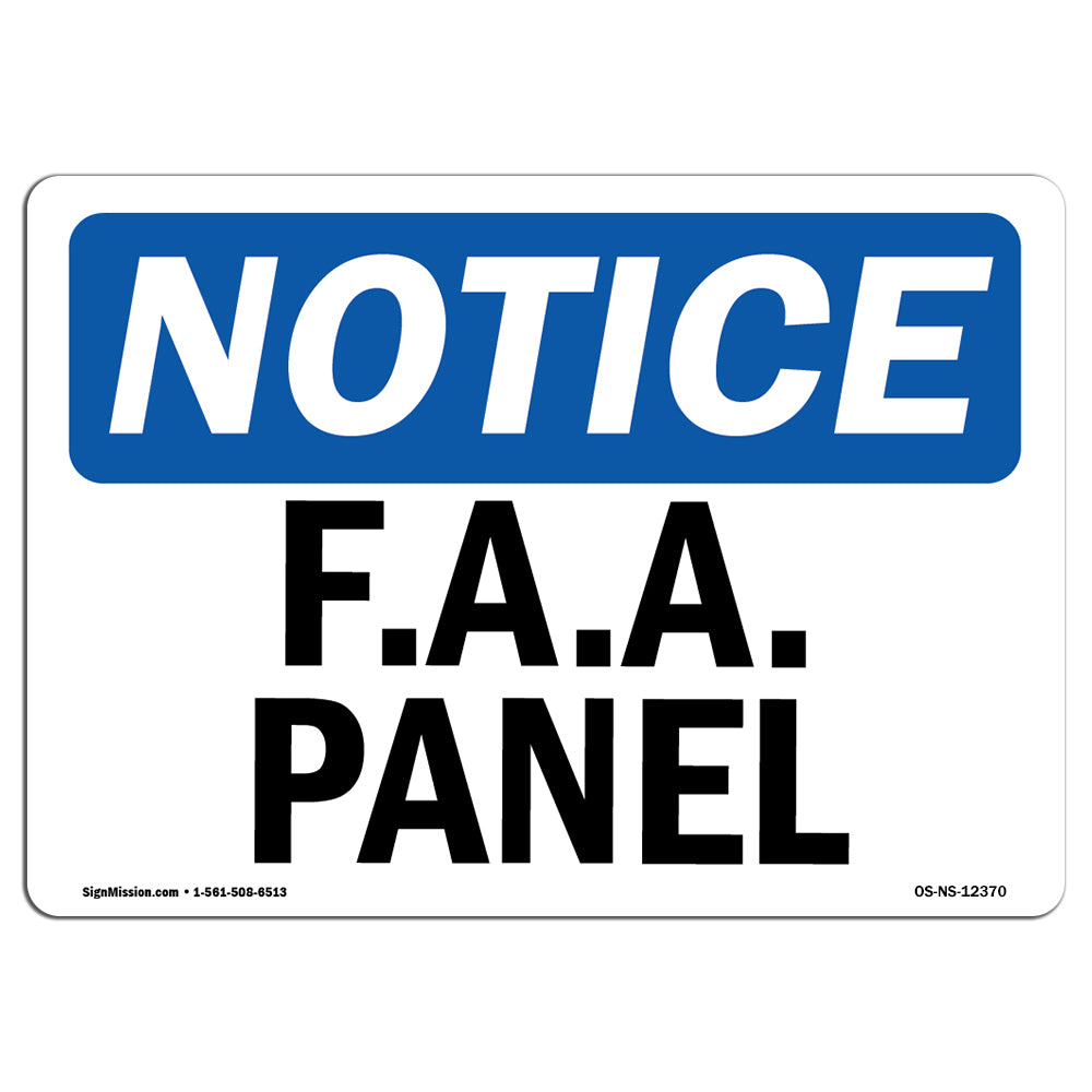 F.A.A. Panel