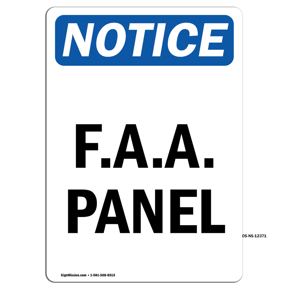 F.A.A. Panel