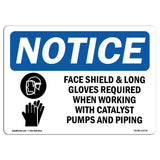 Face Shield & Long Gloves Required