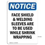 Face Shield & Welding Sleeves Are To Be