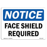 Face Shield Required Sign