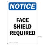Face Shield Required Sign