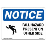 Fall Hazard Present On Other Side