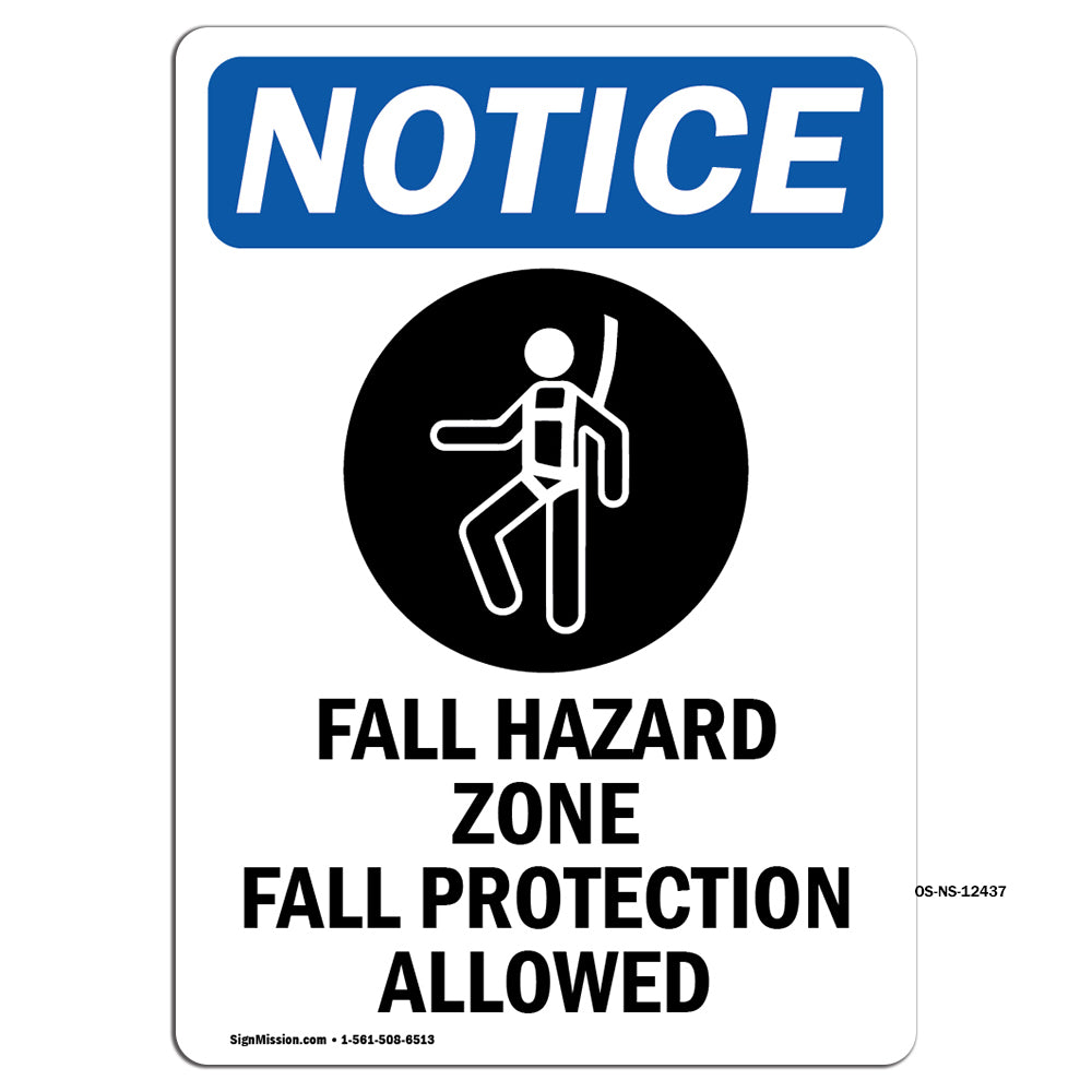 Fall Hazard Zone Fall Protection