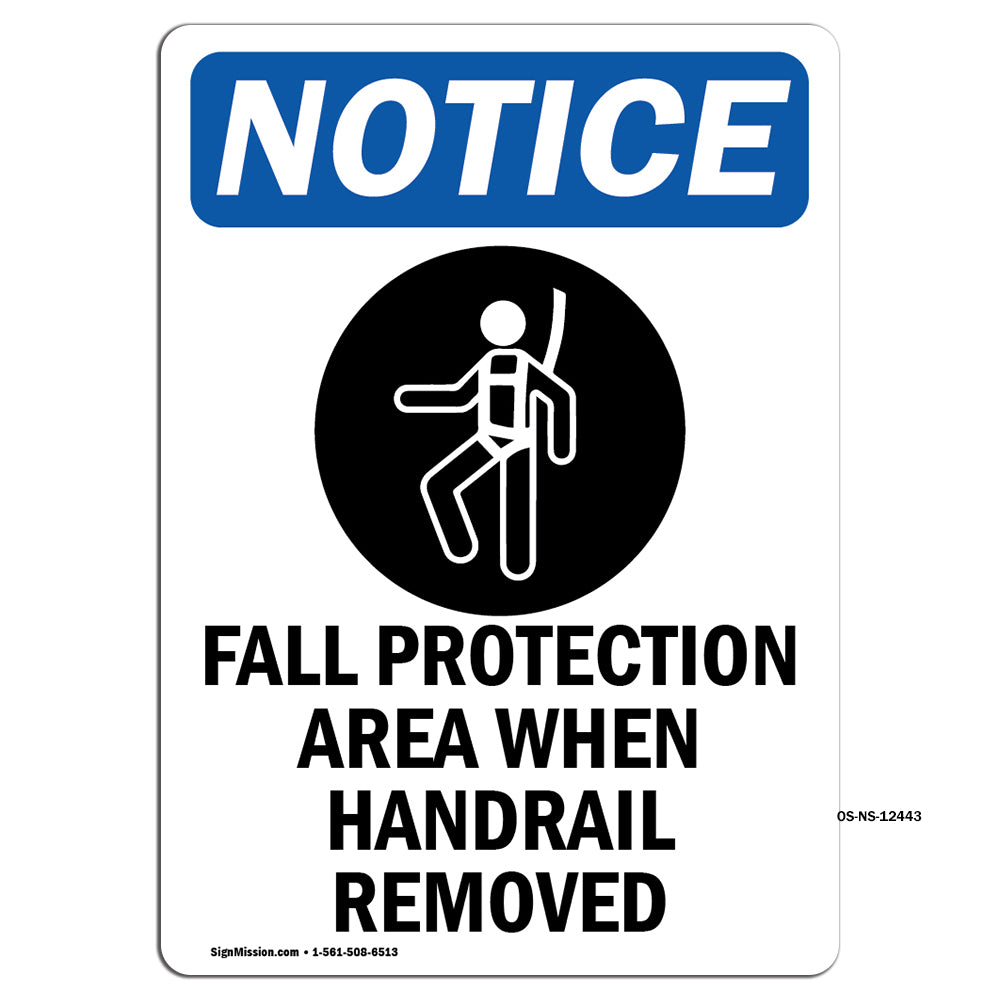 Fall Protection Area When Handrail