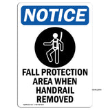 Fall Protection Area When Handrail